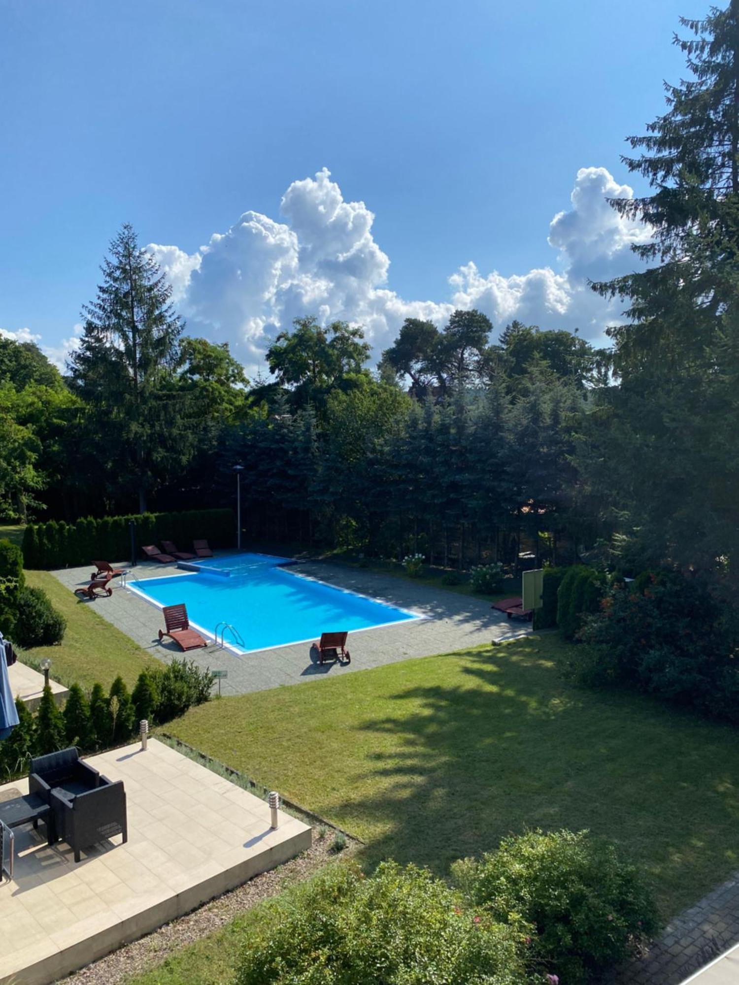 Apartament Z Tarasem Wisełka Esterno foto